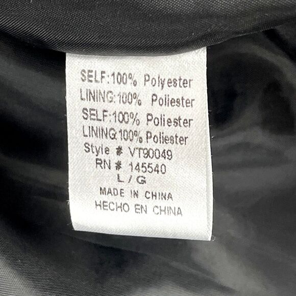 Pink Lily Flannel quilted Vest Red Black Buffalo Plaid Check Womens SZ LG - Picture 9 of 9